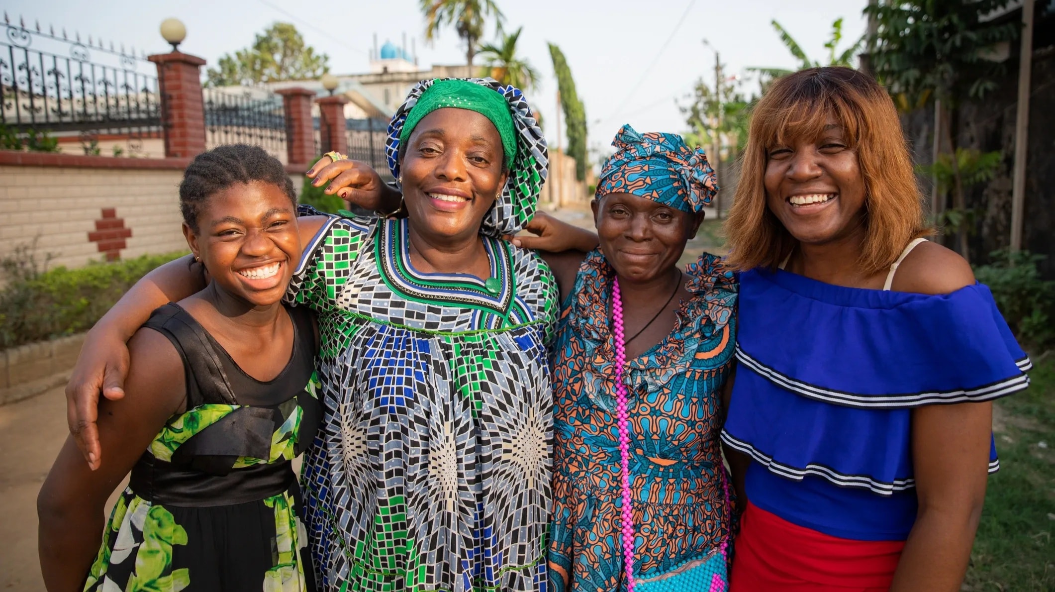 African women community group meeting together
